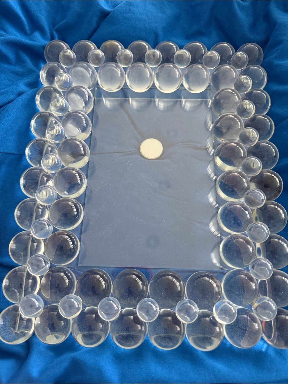 Tizo Design Clear Bubble-Edge Acrylic Serving Tray - Transparent